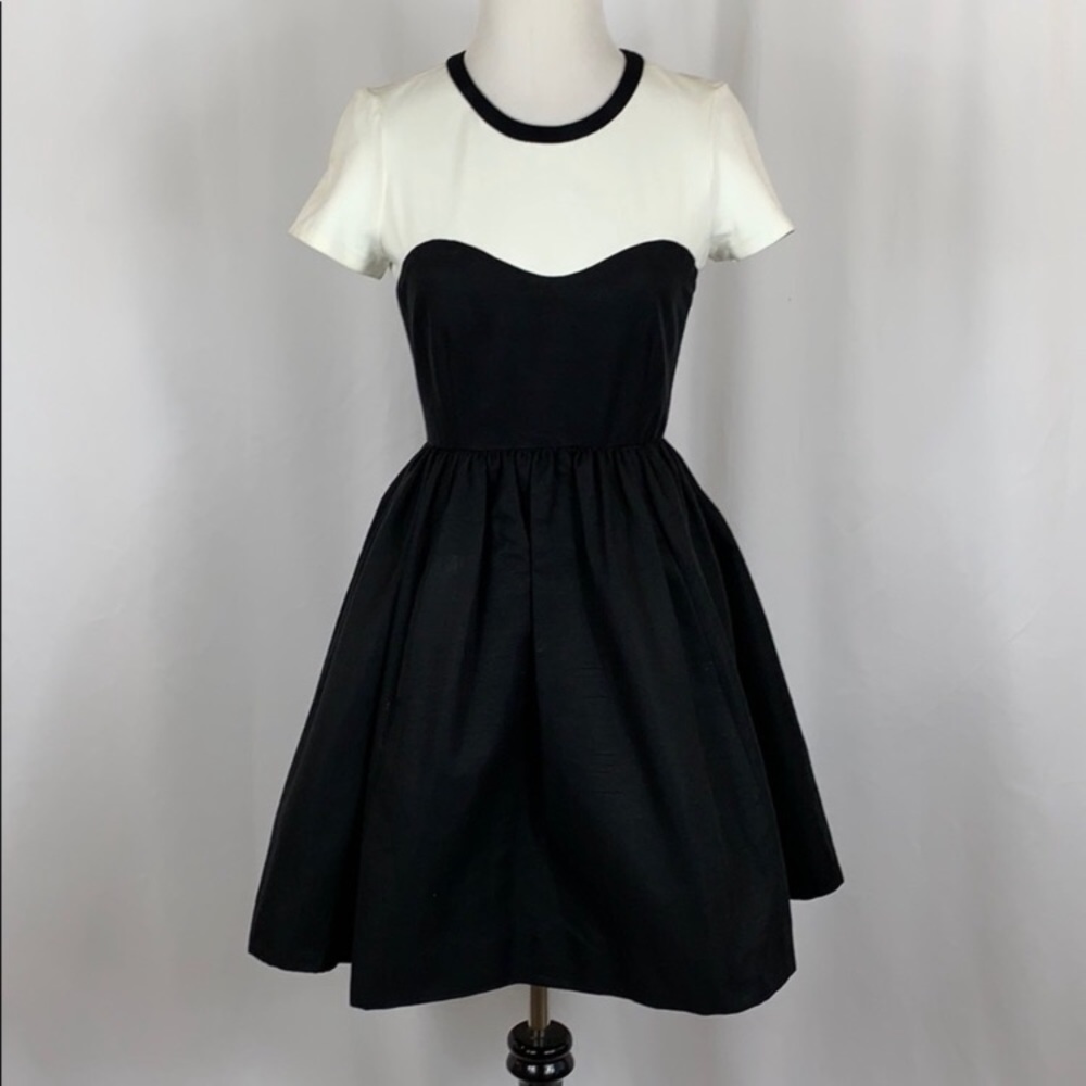 Black and white Kate spade dress